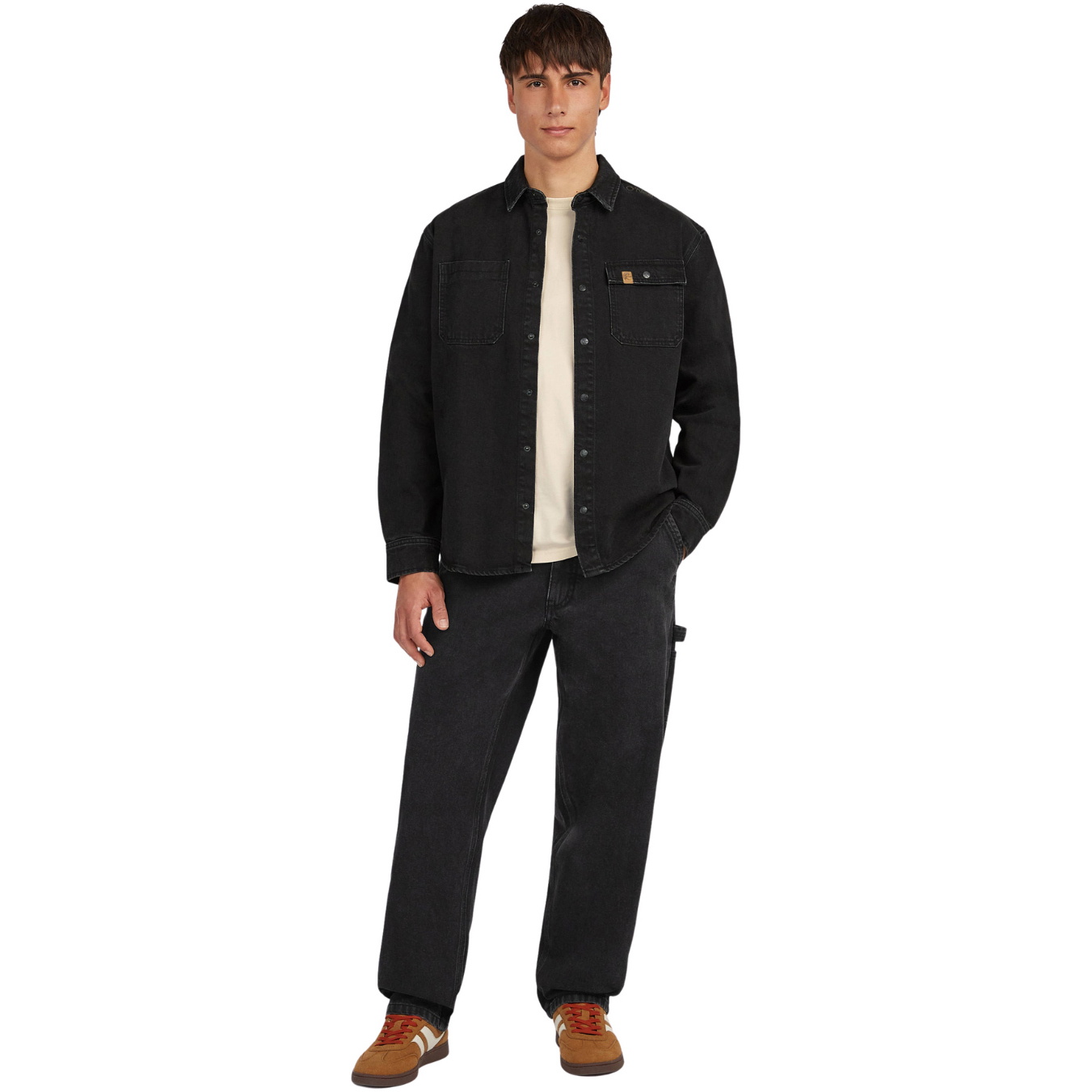 2026 O'Neill Mens O'riginals Denim Shirt 2650060 - Black Out